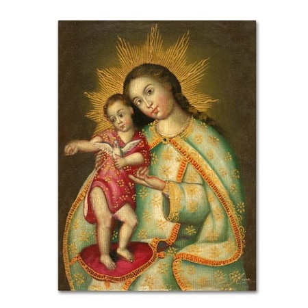Masters Fine Art 'The Virgin And Son II' Canvas Art,24x32